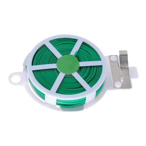Toyvian 3 Rollen Kabelbinder für den Garten Klettern Gartenarbeit im Freien Unterstützung drinnen Pflanzen Gartendraht Gartenzubehör Gartenwerkzeug Gartenteile Sport Green