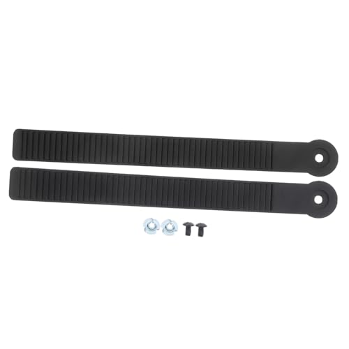 YARNOW 2 Stück Skigurt Schlittschuhriemen Schnallenriemen Für Rollschuhe Snowboard-bindungsriemen Schnallenriemen Für Skaterschuhe Snowboard-Teile Skizubehör Snowboardgurte Abs Black