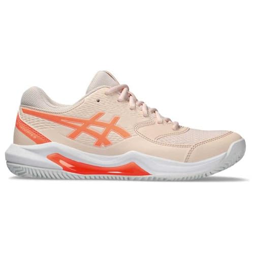 ASICS Damen Gel-Dedicate 8 Clay Sneaker, Pearl PINK/Sun Coral, 40 EU