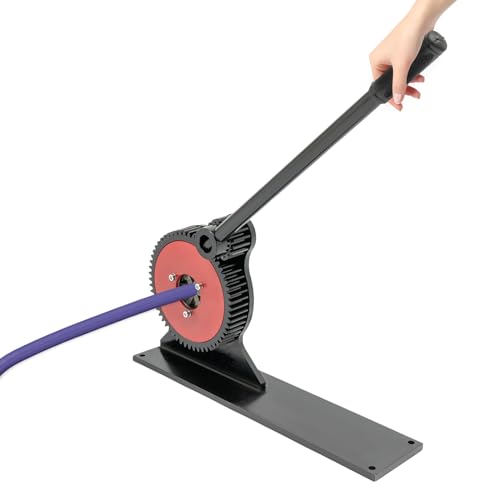 6-Backen Manuell Schlauchpresse, Rohrpressmaschine mit 6 Quetschbacken Hülsenpresse für Schlauch Rohrdurchmesser 6-32mm