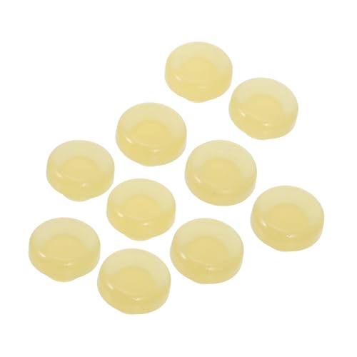 CRILSTYLEO 10st Kissen Bremspedal-anschlagpolster Bremspedalstopper Bremspedalauflage Austausch Der Bremspedalbeläge Bremspedalanschlag Zubehör Für Pedale Fahrzeugzubehör Transparent Gummi