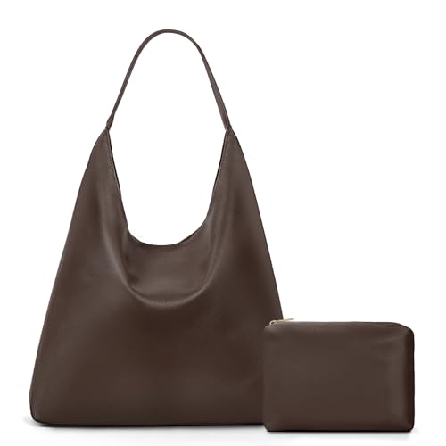 GSenhui Handtasche Shopper Damen Hobo Bag Weiche Leder Schultertasche Gross Tote Bag Vintage Tasche Shoulder Bag Women für Shopping Arbeit Schule Lässige