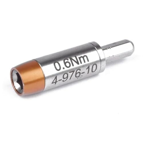 BERNSTEIN TORQUEline Drehmoment-Adapter 0.6 Nm Für C4 Bits (4 Mm Sechskant) | Spannwerkzeug für Bits und Haltewerkzeuge | Legierter Stahl | Präzise für min. 20.000 Klicks