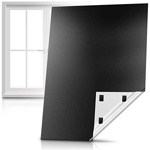 Xcelenze - Sonnenschutz Fenster Verdunkelung 100% lichtundurchlässig | 2m x 1,45m | Dachfenster Verdunkelung | Verdunklungsfolie für Fenster abdunkeln | Verdunklungsstoff Hitzeschutz Fenster (1)