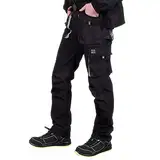 REIS Men's FORECO-T_BJS Work Utility Pants, Schwarz-Hellgrau, 52