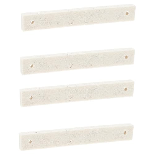 Abaodam 2 Sätze Zyklus Bremssattel Pads Bremsbeläge Fitnessrad Bremsen Gebrauchte Bremsen Im Fitnessstudio Fahrrad Bremsmatten Widerstandspolster Wolle Weiß 2 Stück * 2