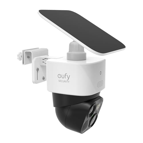 TIUIHU Wetterfeste Dachrinnenhalterung für eufy Security SoloCam S340,Verstellbarer Aluminiumbügel Zubehör für eufy SoloCam S340