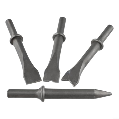 Pneumatischer Werkzeugmeißel 4er Set, zum effektiven Entfernen von Gussteilen und anderen Materialien