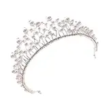 Perlen-Stirnband, Krone, Perlenschmuck for Frauen, Vintage-Schmuck, schwarze Haargummis, Haarband im Barockstil, Hochzeitskleid, Tiara, Abschlussball, Haarschmuck, Haarschmuck, Hochzeit, Haardekoratio