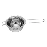 GETAJGHSD Schmelztiegel, Schokoladenschmelzbecher, Wachsschmelzbehälter, Schokoladen Hotpot Schmelzbecher, Metallkessel, Becher Zum Schmelzen Von Schokolade, Küchenutensilien, Bonbontopf,