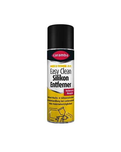 Caramba Easy Clean Silikon Entferner, Spray zum Lösen von Silikon und Wachsen, Flüssig, zur Lackiervorbereitung verschiedener Oberflächen, 300 ml