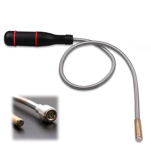 Magnet Pickup Tool,Magnet Stick Portable Magnet Hand Tool Magnetheber Magnetstabgreifer Tragbares Biegbares Magnetgreifer Magnetstab zum Aufnehmen von Kleinen Teilen Metallgegenstände Autoteilen