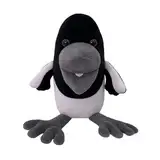 Steves Und Maggies-Figurenspielzeug Steves Und Maggies-Plüschtier Schwarze Krähe Plüschkrähe Stofftier Schwarzer Vogel Krähe Stofftierpuppe Für Kinder