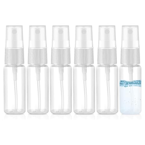 TENGEE 6 Stück Sprühflaschen Kleine,20ml Sprühflasche Klein,Tragbar Sprühflasche klein,Wiederholbare Plastik Sprühbehälter,Kleine SprüHflasche,Reise Sprayflasche Leer,für Reise,Kosmetik,Reinigung