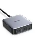 UGREEN Nexode USB C Ladegerät 200W USB C PD Netzteil 100W+100W 6-Ports GaN Charger Mehrfach kompatibel mit MacBook Pro/Air M2 2022, iPhone 16 Pro Max/16 Pro/15 Pro/15 Pro Max, Galaxy S24 Ultra, S24