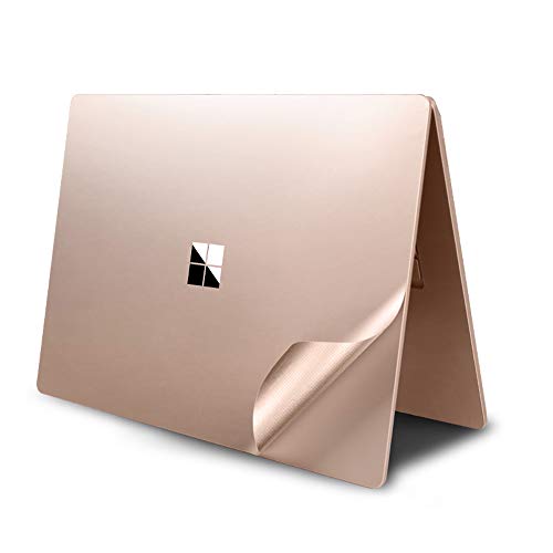 DolDer Aufkleber Haut Slim Sitcker Schutzfolie für Surface Laptop 3, (13,5 zoll, gold)