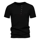 Generisch Herren Sommer T-Shirt V-Ausschnitt Slim Fit Baumwolle-Anteil Moderner Männer T-Shirt V-Neck Tshirt Basic Herren Herren Tshirt Weiß V Ausschnitt XL Slim Fit T-Shirt Herren Weiß