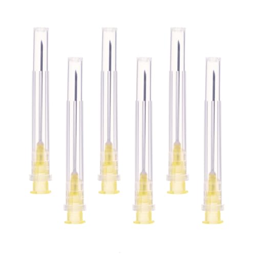 100 Stück 20G (0.9mm x 38mm) Edelstahl Abgabe Tube für Flüssigkeiten, Industrie Laborzubehör für Haushalt, Hobby, Öl, Klebstoff, Einzeln verpackt | 18G/19G/20G/21G/22G/23G