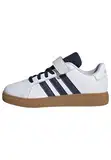 adidas Grand Court 2.0 Shoes Children Tennisschuhe, FTWR White/Dark blue/GUM10, 32 EU