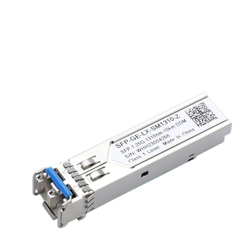 EWWFGUR Industrielles Gigabit-Single-Mode-Single-Core-Optikmodul 1,25 G, 2,5 G, 3 G, 20 km Einzelfaser, kompatibel mit H3C und(1.25G 10KM one)