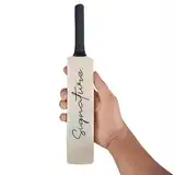 Cricket-Miniatur-Cricketschläger zum Unterschreiben und Verschenken, Holzkonstruktion mit genauen Details, authentischer Griff, Gesamtlänge 33 cm, kleiner Cricketschläger, Cricket-Geschenke (Mozi