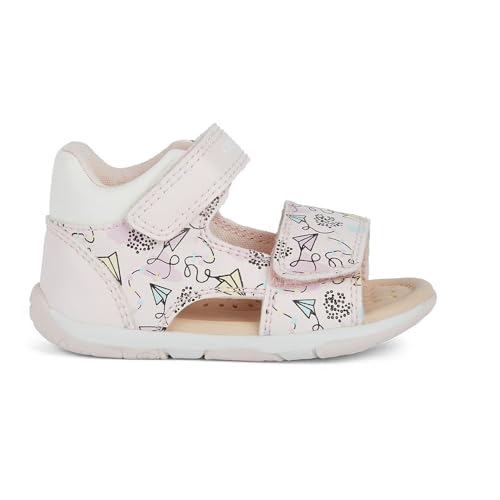 Geox Baby-Mädchen B TAPUZ Girl Sandal, PINK/Multicolor, 24 EU