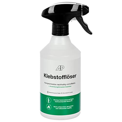 AP Klebstofflöser, 500 ml Sprühflasche, 100% nachhaltiger Klebstoffentferner bzw. Etikettenlöser