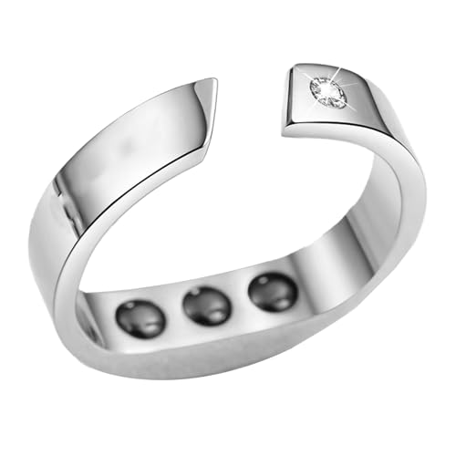 Landrain Anti Schnarch Ring, Verstellbarer Antischnarchring gegen Schlaflosigkeit,4.5-5.2cm S Größe