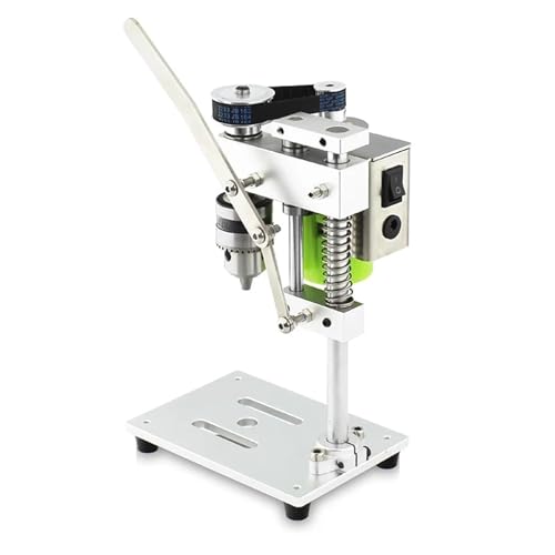 Tischbohrmaschine, Kleine Mini-Tischbohrmaschine, Tischbohrmaschine mit Gleichstromgeschwindigkeit, Stanzmaschine, Haushaltspräzision, DIY-Bohrmaschine