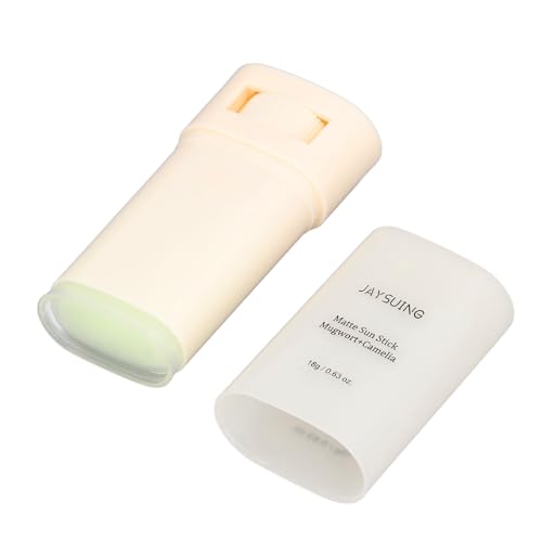 Matte Sun Stick, 2 Stück 18 G Bio-Sonnenschutzcreme, Tragbare Feuchtigkeitsspendende, Erfrischende Reparatur-Schutzcreme