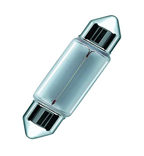 OSRAM 6461 272 SV8.5-8 Soffittenlampe, 12 V, 10 W, 10er-Box, Silber
