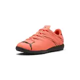PUMA Unisex-Kinder Attacanto Turf Training Soccer Cleats Sneaker, Glowing Red Black