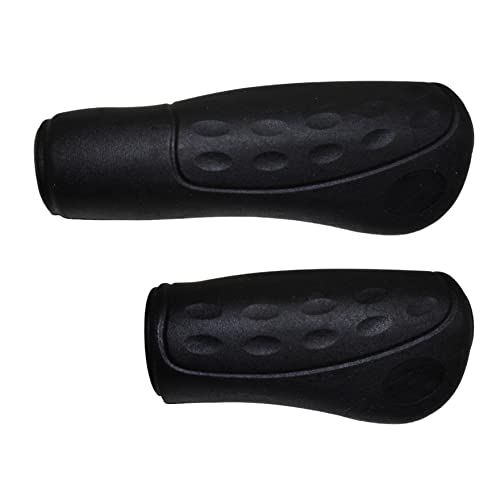 Manovella Ergonomische Fahrradgriffe für Drehgriff-Schaltung – 92 mm + 122 mm – rutschfest & Stoßdämpfend – TPE Lenkergriffe für MTB, Trekkingrad, Citybike, E-Bike – Komfortgriffe Fahrrad