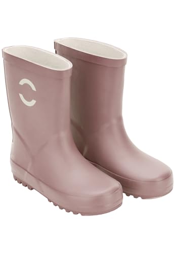 Mikk-line Gummistiefel Kinder 25 | Adobe Rose Regenstiefel Kinder Gefüttert | Gefütterte Gummistiefel Kinder | Wasserdichte Gummistiefel | Regenschuhe & Kinderstiefel