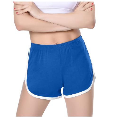 Shorts Damen Sommer, Pyjama Shorts Damen, Frauen Locker Haremshose Bequeme Sommer Hosen Strand Shorts Sweatpants Freizeit Shorts Strandshorts Mit Taschen Beach Pants Outdoorhose