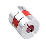 CHANCS D20 L25 Plum Model Motorwellenkupplung Flexibler Kuppler Aluminium Innendurchmesser 6mm bis 8mm für Servo-Schrittmotor