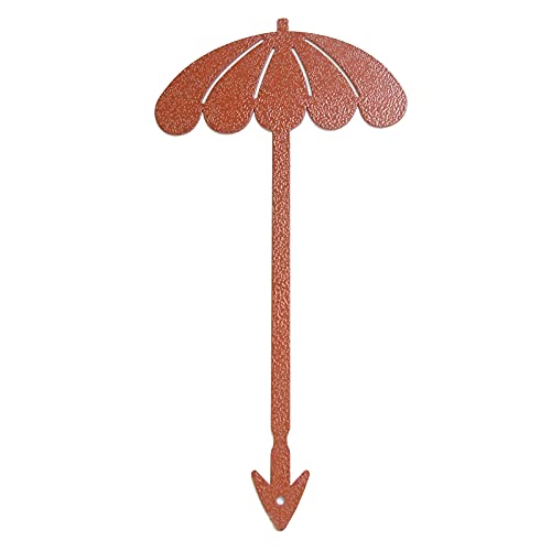 STEELDECO Pflanzen-Dekopfähle, Pulverlackierung, Pflanzentopf, Pick, Sonnenschirm