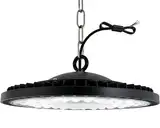Jefedana 300W LED Strahler Industrielampe, 30000LM UFO Werkstattlampe IP65 High Bay Licht, 6500K Kaltweiß Hallenbeleuchtung für Werkstätten Industrie Fabrikhallen