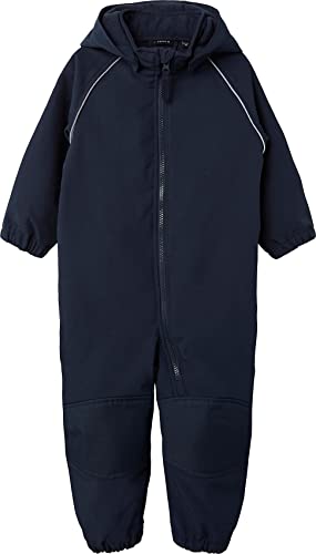 NAME IT Jungen Nmnalfa Solid Fo Noos Softshell Suit Regenanzug, Dark Sapphire, 98 EU