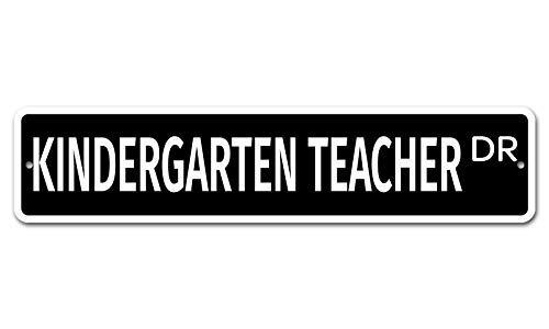Metallschild „Kindergartenlehrerin“, 10,2 x 40,6 cm