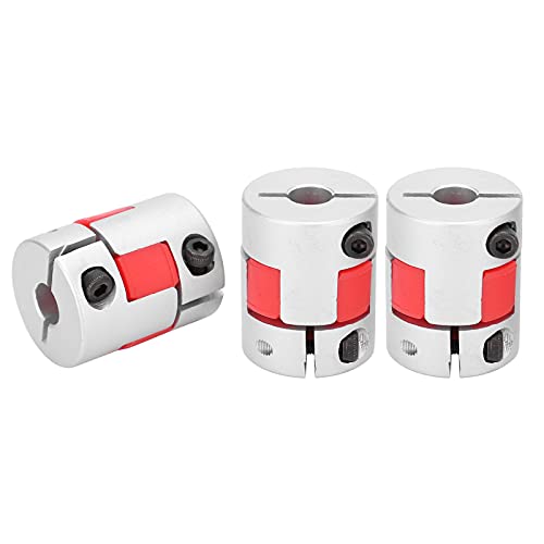 Wellenkupplung, Wellenkupplungsmotorwelle Kopplung 3pcs Flexible Kuppler Aluminiumlegierkugel Schraube Kupplungskit Motorzubehör -25x30 (Außendurchmesser 25 Länge 30 Innenloch 10-10)
