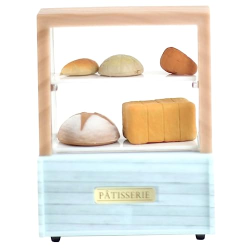 HEMOTON Realistischer Miniatur-brotschrank Für Puppenhaus - Miniaturladen Im Maßstab 116