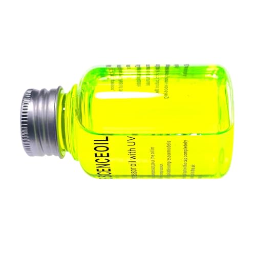 Fluorescent Dye, Leak Detection Oil, AC System Sealer, UV Reactive Formula, Compatible All Refrigerants, 1oz Bottle, Ideal for Car, Truck, RV Air Conditioner Leak Diagnosis
