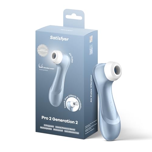Satisfyer Pro 2 Vibrator Dildo | Leise Starke Klitoris-Stimulation | Sex-Spielzeug Geschenk für Frauen | Extrem Erotisches Sexspielzeug | Druckwellenvibrator mit Vibrationen | Stimulator Toy Damen