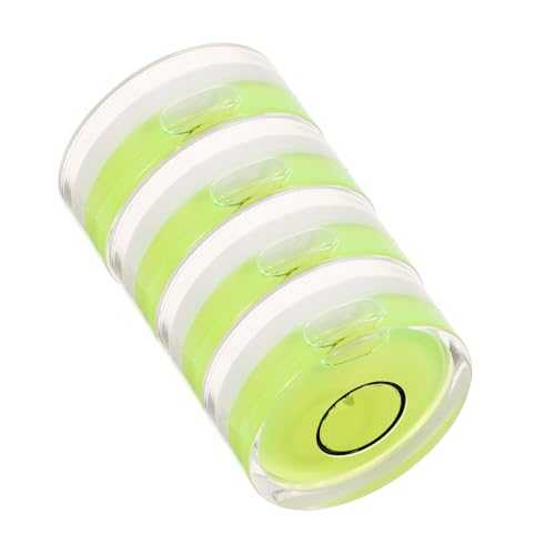 Supvox 4 Stück Teil eines Schallplattenspielers Plattenspieler für Schallplatten Nivellierung Plattenteller-Vibrationsminderer aus Vinyl Stabilisator Abs Green