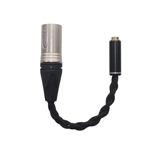 Eonvic 4-poliger XLR-Stecker auf 4,4-mm-TRS-Buchse, symmetrisches Kopfhörer-Audio-Adapterkabel