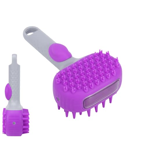 Hardy Comb - Dampfbürste für Katzen | Haustierpflegepinsel | Tiefes und weiches Reinigungsunternehmen Das Bad | KOUR -Kurz- und lange Haare | Haushaltsnutzung