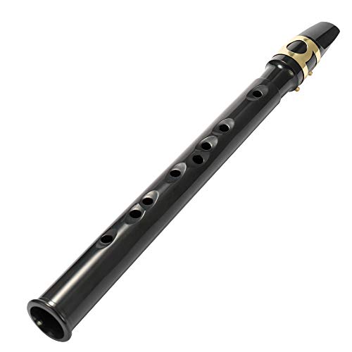 BQYOA Saxophon Black Pocket Sax Mini Tragbares Saxophon Kleines Saxophon Mit Tragetasche Holzblasinstrument