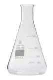 Borostar Erlenmeyerkolben (Boro 3.3), mit Graduierung, enghalsig, 500 ml