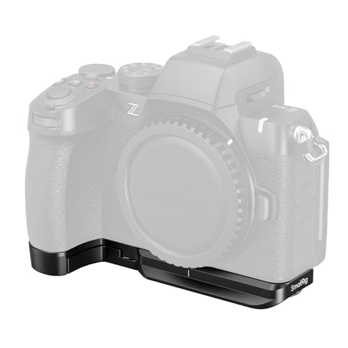 SMALLRIG Z50 II-Grundplatte für Nikon, Z50 II-Untermontageplatte aus Aluminiumlegierung mit Schnellwechselplatte für Arca, 1/4"-20-Gewindelöcher, QD-Anschlüsse, Riemenlöcher – 4981B